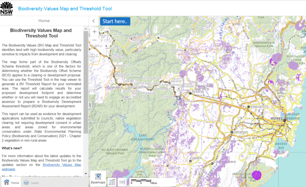 Desktop Assessment Tools for Ecologists in NSW